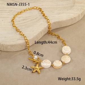 Romantic Vacation Geometric Stainless Steel Women's Pendant Necklaces h5