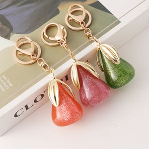 1 Piece Pear Alloy Keychain h5 Picture2