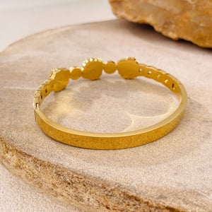 Braccialetti da donna in acciaio inossidabile color oro con conchiglia, 1 pezzo h5 Immagine7