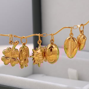 1 Piece Stainless Steel  Gold Color DIY Pendant h5 Picture3