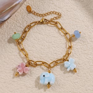 1 Piece Oceanic Stainless Steel Gold Color Pendant Necklace h5 Picture5