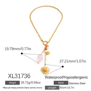 Cute Little Mushroom Pendant Women's Necklace h5 Picture2