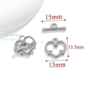 1 Piece Creative DIY OT Clip Stainless Steel Gold Color Jewelry Closures h5