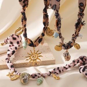 1 Piece Leopard Scarf Pendant Necklaces h5 Picture3