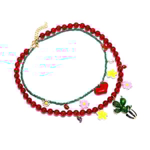 1 Set Flower Beaded Necklaces h5 Picture4