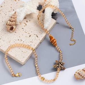1 Piece Ceramics Charm Beaded Necklaces h5 Picture3