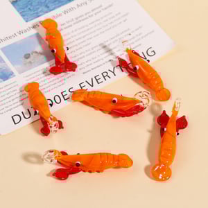 1 Piece Cute Animal Glass Jewelry Beads h5 Picture4