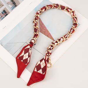 1 Piece Luxurious Series Sennit Scarves Aluminum Bag Strap h5