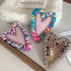 1 Piece Designable Star Cellulose Acetate Sheet Women's Hair Clips h5 Picture2