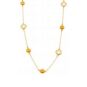 1 Piece Retro Rectangle Stainless Steel Gold Color Women's Pendant Necklaces h5