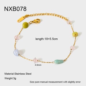 1 Piece Irregular Shape Chain Stainless Steel  Jewelry Sets h5