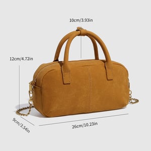 1 Stück Classic Series Klassische einfarbige PU-Damenhandtaschen h5 
