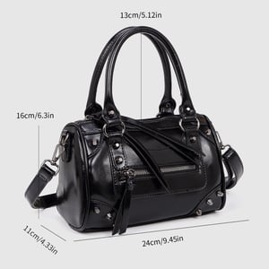 1 Stück Simple Series Lässige einfarbige PU-Damenhandtaschen h5