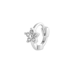1 Stück Schmetterling Kupfer Gold Farbe Zirkon Piercing Ohrring h5