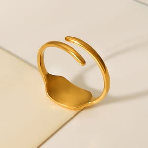 1 Stück Simple Series Daily Sun Statement-Ringe aus Edelstahl h5 Bild8