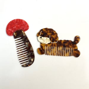 1 Piece Animals Cellulose Acetate Sheet Women's Combs h5 Picture7