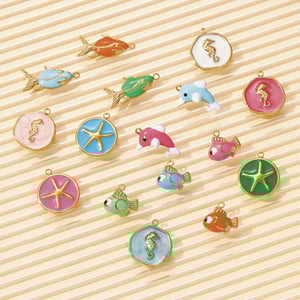 1 Piece Romantic Fish Stainless Steel Women's Pendants h5 Picture5