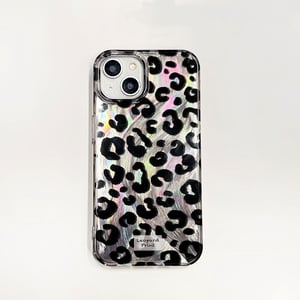 1 Pair TPU Fashionable and Versatile Leopard Print Phone Case h5 Picture2