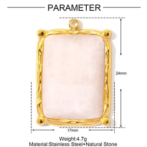 1 Piece Classic Oval Natural Stones Women's Pendants h5 Picture2