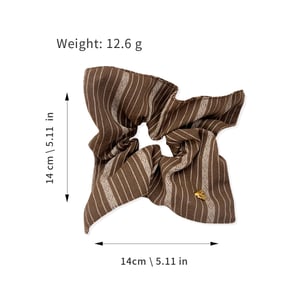 1 Piece Classic Strip Canvas Women's Scrunchies h5 Picture6