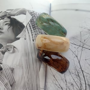 1 Piece Luxurious Series Elegant Gradient Color Acrylic Women's Bangles h5 Picture2
