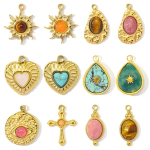 1 Piece Classic Droplet Natural Stones Women's Pendants h5 Picture4