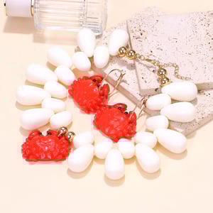 Resin Crab Statement Necklaces Set h5 Picture4