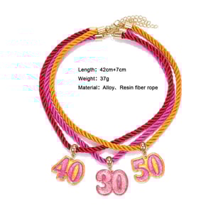 Alloy Necklaces Sets Number Daily Gathering/Party Simple Series Women's jewelry h5