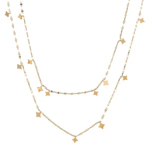 1 Piece Simple Series Simple Irregular Shape Stainless Steel  Women's Layered Necklaces h5 Picture2