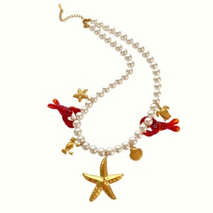 1 Piece Glaze Lobster Beaded Necklace h5