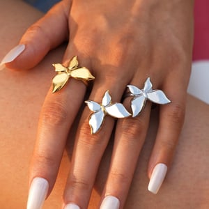 1 stuk eenvoudige serie casual dieren statement ringen van roestvrij staal h5 Afbeelding6
