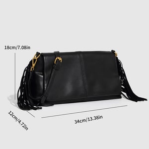 1 Stück Simple Series Elegante Quaste PU Damen Umhängetaschen h5