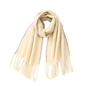 1 stuk eenvoudige effen polyester dames wintersjaals h5 Afbeelding4