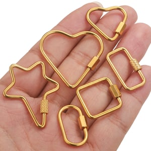 1 Piece DIY Star Shape Stainless Steel Jewelry Closures h5 Picture5