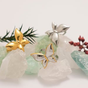 1 stuk eenvoudige serie casual dieren statement ringen van roestvrij staal h5 Afbeelding8