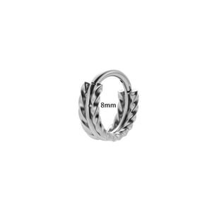 1 Piece Simple Annular Stainless Steel Gold Color Women's Hoop Earrings h5 Picture2
