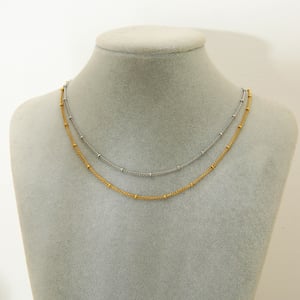 Einfache und stilvolle DIY goldfarbene Edelstahlketten h5 Bild4