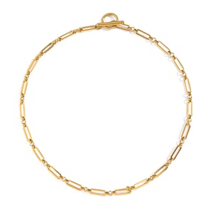 1 Piece Stainless Steel Gold Color Chain Necklace h5 Picture6