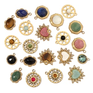 1 Piece Classic Colorful Natural Stones Women's Pendants h5 Picture2