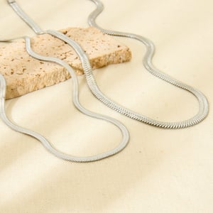Simple Series Daily Chain Stainless Steel  Unisex Basic Necklaces h5 Picture3