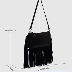 1 Stück Simple Series Casual Quaste PU Damen Umhängetaschen h5 