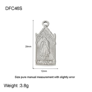 Pendentif DIY en forme de bottes de cowboy en acier inoxydable (1 paire) h5