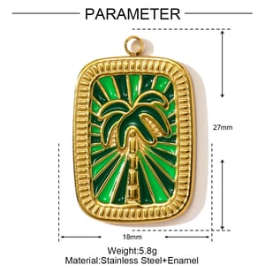 1 Piece Classic Tarot Stainless Steel Women's Pendants h5 Picture2