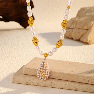 1 Piece Enamel Charm Beaded Necklace h5 Picture4