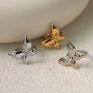 1 stuk eenvoudige serie casual dieren statement ringen van roestvrij staal h5 Afbeelding7