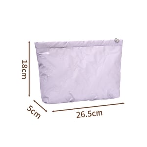 1 Pair Simple Series Casual Solid Color Bowknot Women's Makeup Bags h5 Picture3
