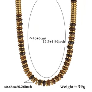 1 Piece Vintage Style Beads Natural Stones Women's Beaded Necklaces h5 Picture2