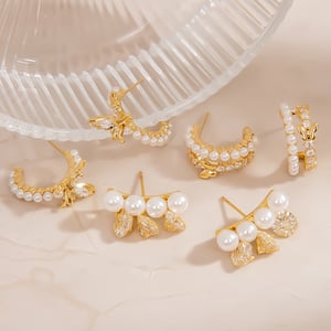 Romantic Butterfly 925 Sterling Silver  Women's Stud Earrings h5 Picture4