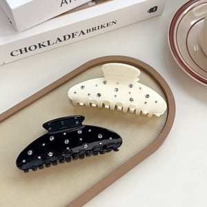 1 Piece Simple Series Classic Solid Color Acrylic Women's Hair Claws h5 Picture3