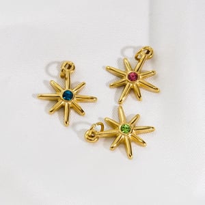 1 Stück einfache DIY Casual unregelmäßige Form Edelstahl Damen Anhänger h5 Bild3